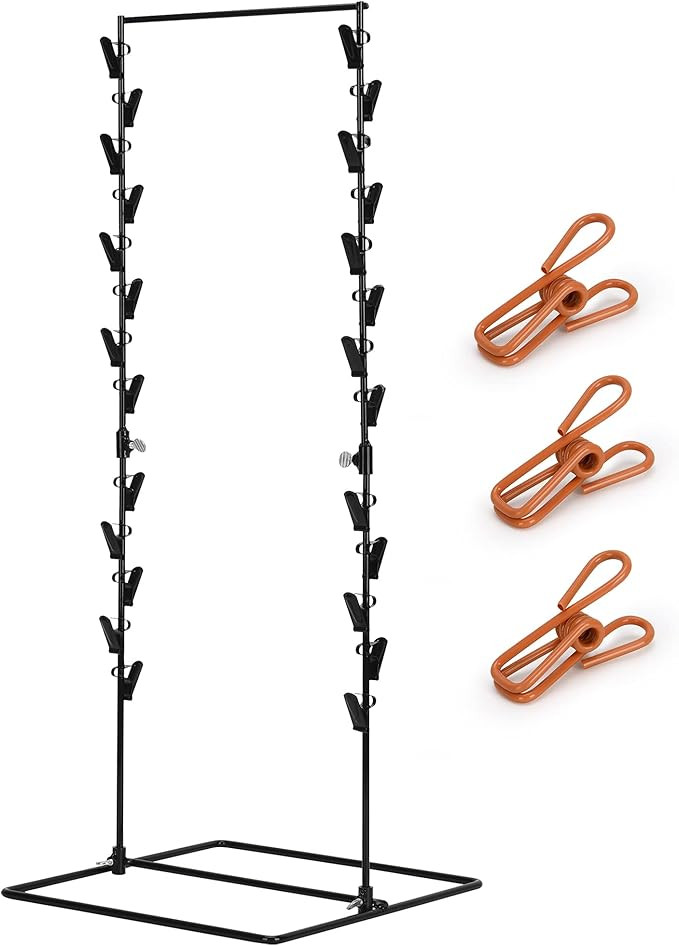 Chip Snack Clip Rack Display - 24’’ Tall x 9’’ Wide Counter Stand Racks for Retail, Cotto... | Amazon (US)