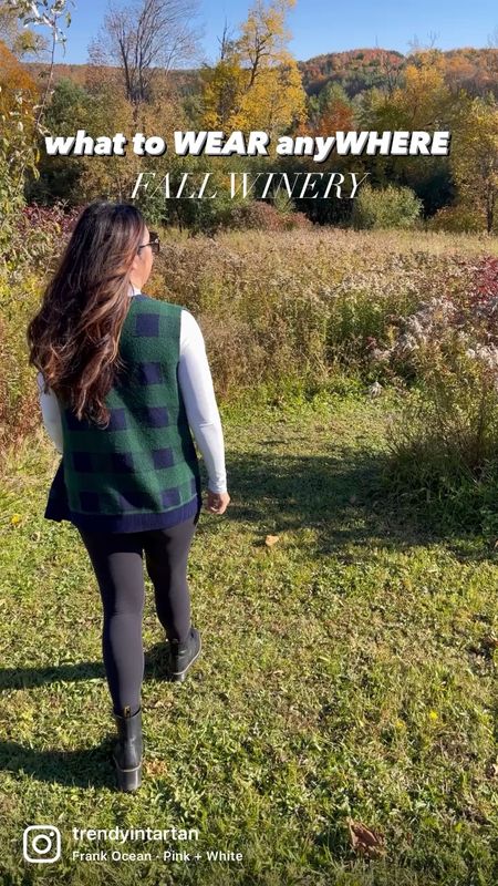 Fall outfit, fall fashion, Vermont outfit

Plaid vest, white mock neck crop top, black Lululemon leggings, combat boots, doc martens

#LTKfit #LTKSeasonal #LTKshoecrush