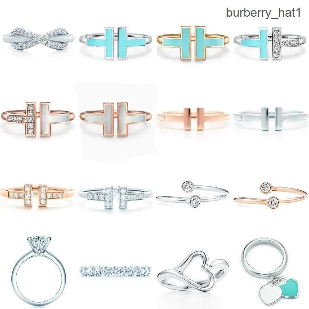 Brand luxury designer Ring The New double shaped opening 925 silver Band 1.1 with original fashio... | DHGate