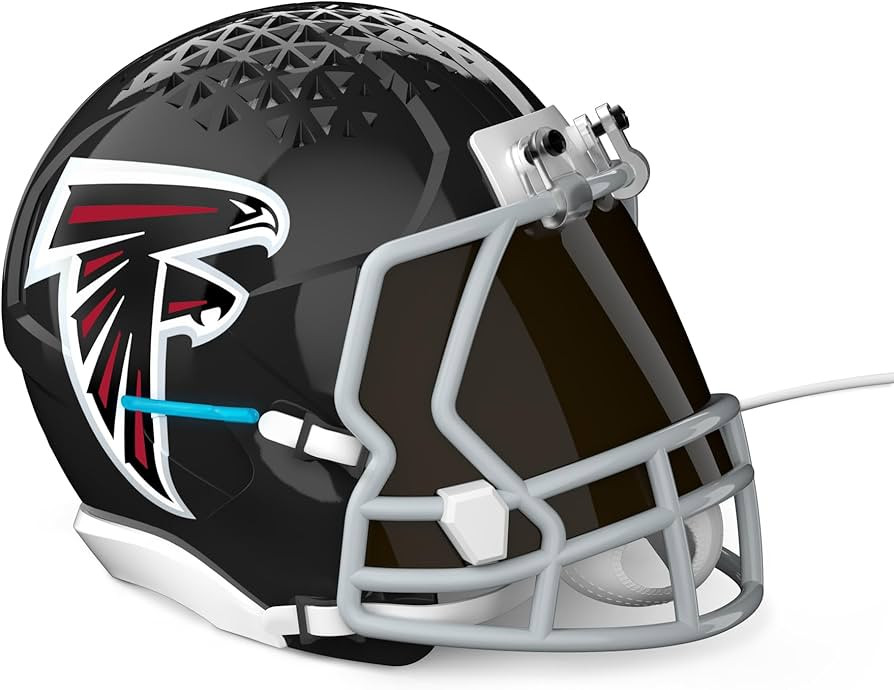 NFL Echo Dot Bundle: Includes Echo Dot | Deep Sea Blue and Limited-Edition NFL Helmet Stand | Atl... | Amazon (US)