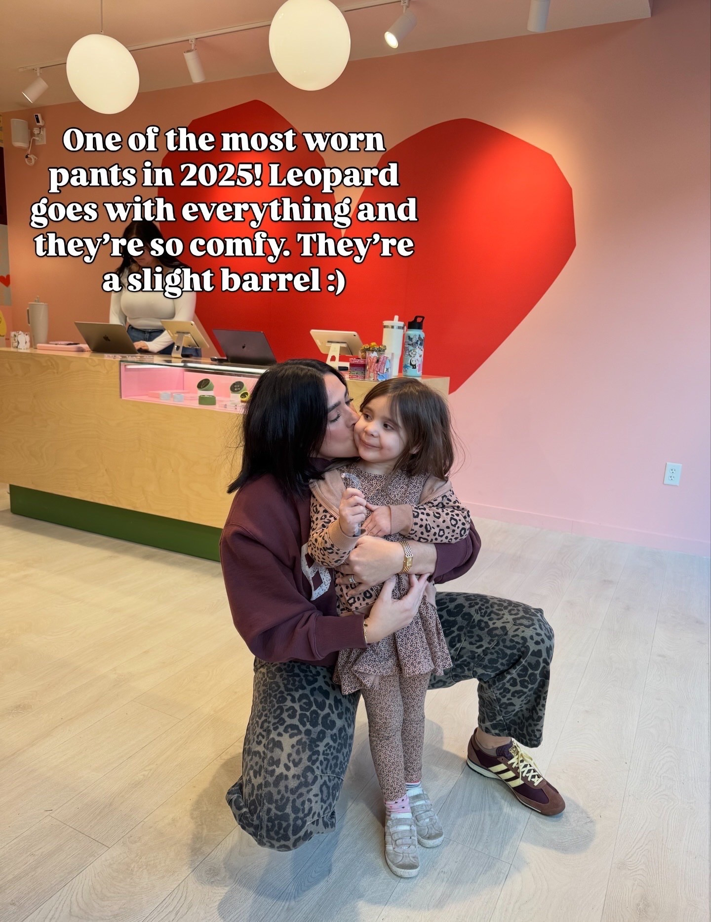 One my most worn pants - and they're Amazon! I was living in leopard this year these are barrel style and so flattering. I do a L. 

#LTKmomlife #LTKootd #LTKSeasonal