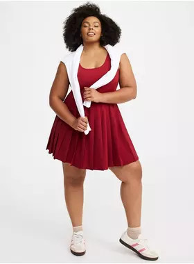 TRU Performance Core Pleated 2fer Active Dress | Torrid (US & Canada)