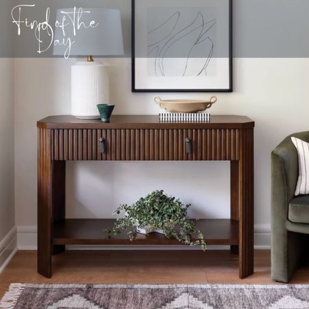 Add some warmth to your home with this beautiful brown wooden console table! With handy drawers, this piece is ideal for an entryway or living space!

#LTKhome #LTKfamily #LTKMostLoved