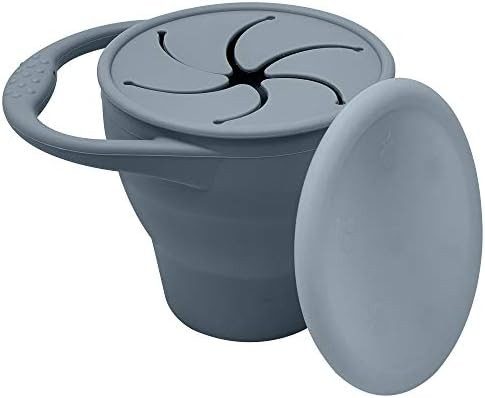 BraveJusticeKidsCo | Snack Attack Snack Cup | Collapsible Silicone Snack Container | Toddler and ... | Amazon (US)