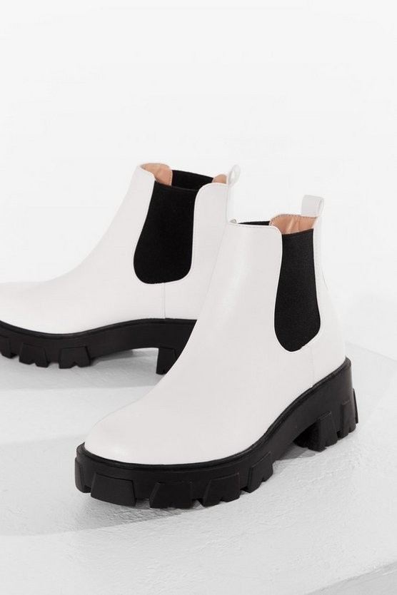 Step Up Your Game Cleated Chelsea Boots | NastyGal (US & CA)