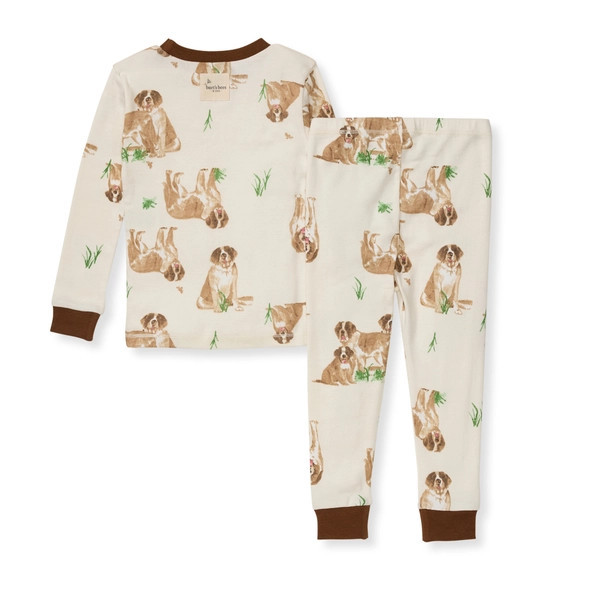 St Bernard Organic Cotton Pajamas - 2-Piece 12M | Burts Bees Baby