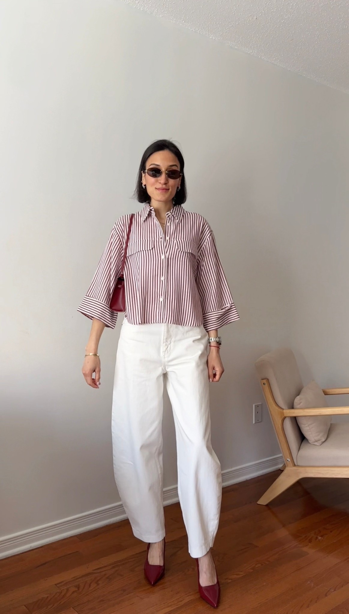 Spring outfit inspo! 
Wearing size 2 (EU34) in jeans
Size XS in shirt
#zaranewin #zaraoutfit

#LTKootd