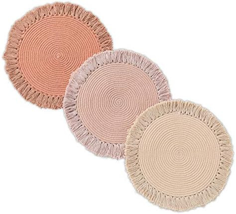 Folkulture Pot Holders for Kitchen, Hot Pads or Trivets for Hot Dishes Pots and Pans, Stylish Mats f | Amazon (US)