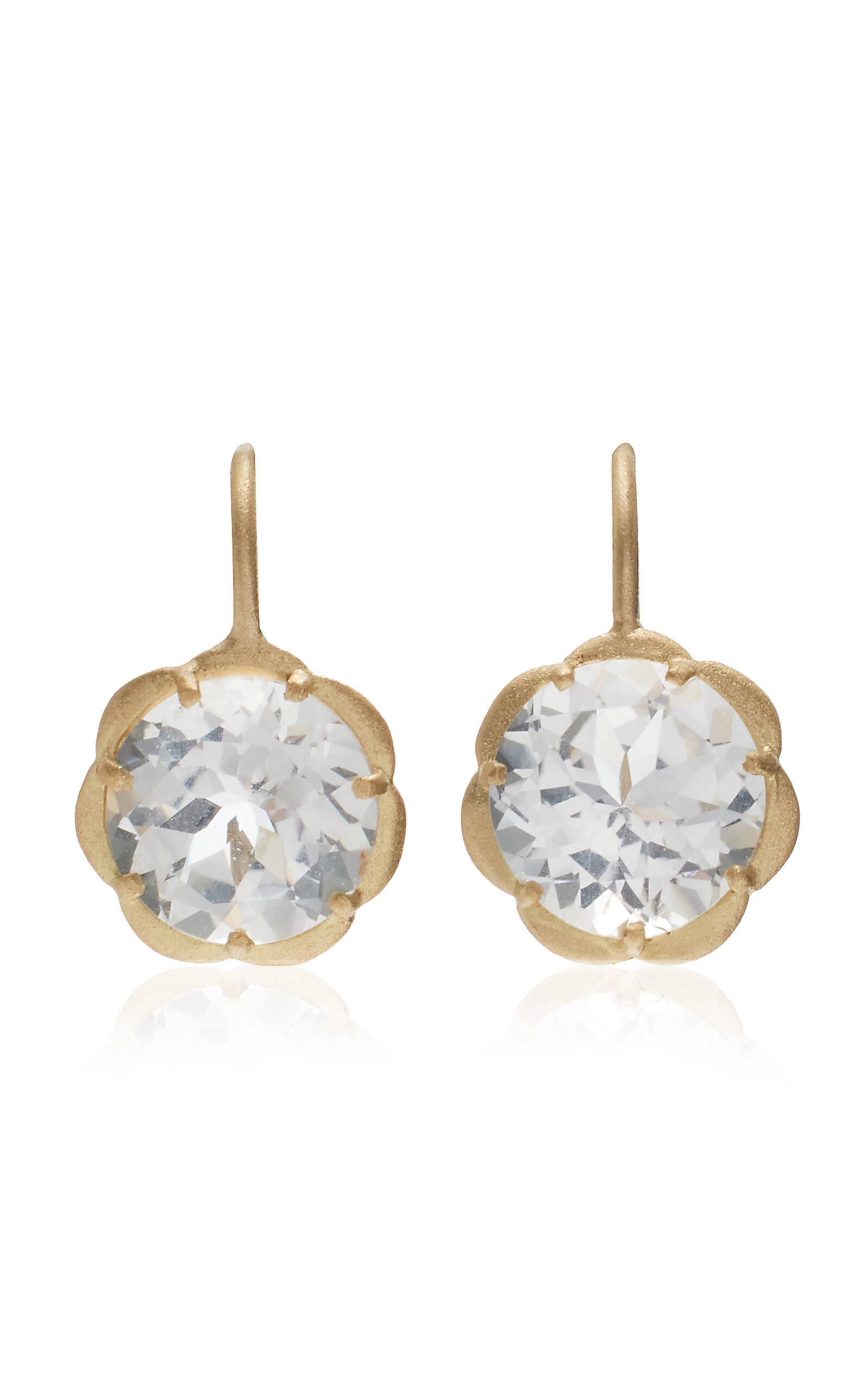 Blossom 18K Yellow Gold Topaz Earrings | Moda Operandi (Global)