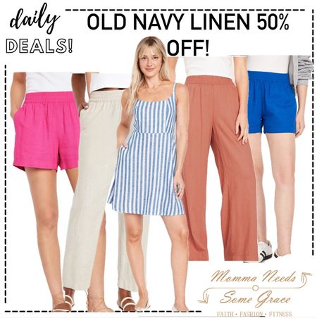 Old Navy linen styles 50% off 


#LTKFindsUnder100 #LTKSeasonal #LTKSummerSales