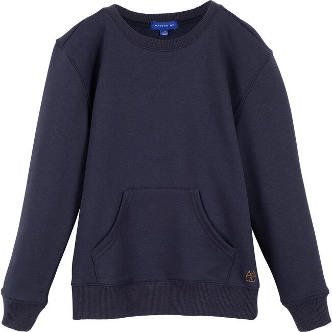 Angus Sweatshirt, Deep Navy Blue | Maisonette