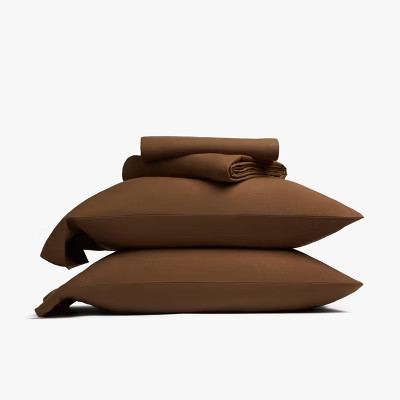 Queen Relaxed Linen Sheet Set Pecan - Parachute for Target | Target
