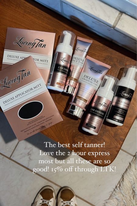 The express 2 hour is my favorite. It gives you an all natural glow and actually lasts! Their mitts are so good too!! 


Tan, self tanner, coupon code, brown, tanning, beach,

#LTKsalealert #LTKSeasonal #LTKfindsunder50