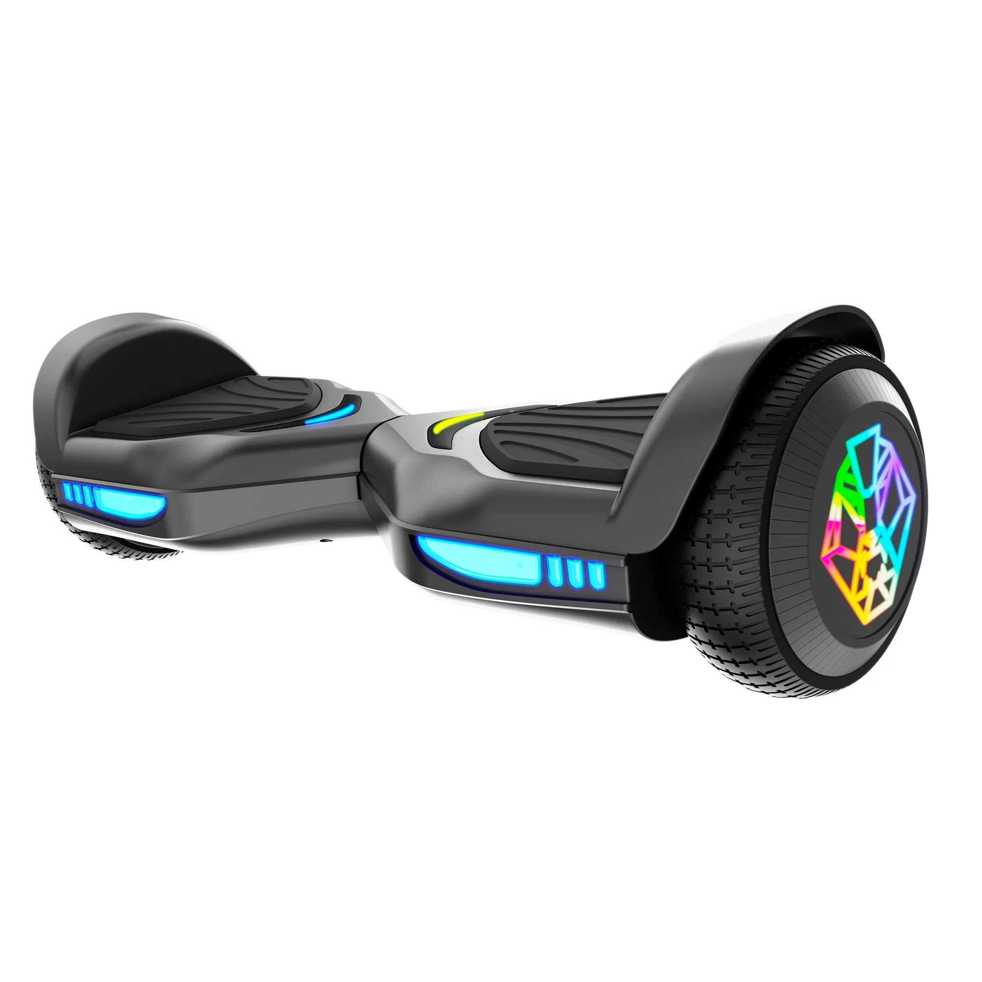 Swagtron Black SwagBOARD EVO Freestyle Hoverboard Bluetooth Speakers Light-Up Wheels, 7 MPH Max S... | Walmart (US)