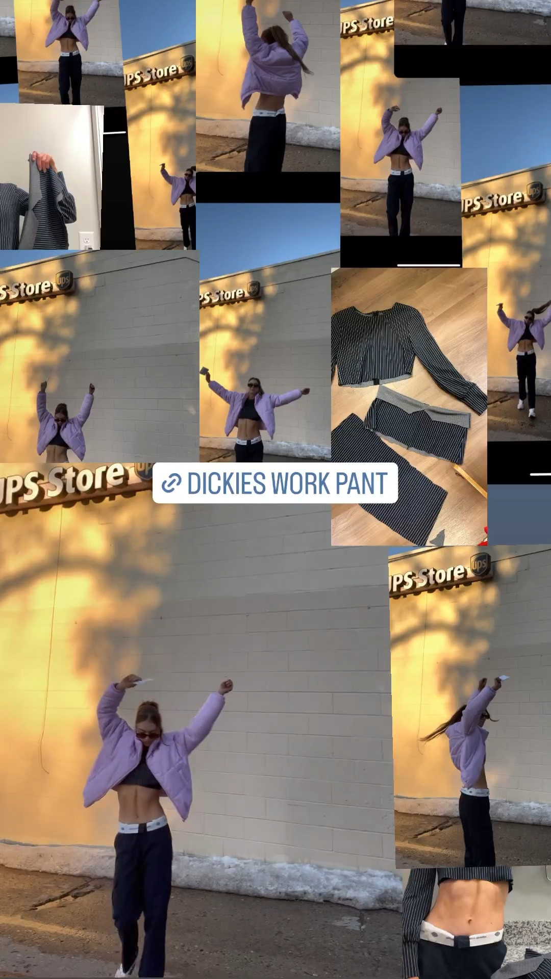 Dickies work pant 874 
I got size 30 a little big I'd go with 28 if you are a 0-2 
Street style 

#LTKFind #LTKfit #LTKU