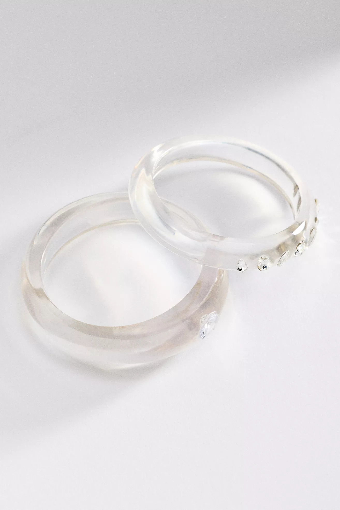 Tortoise Encrusted Bangles, Set of 2 | Anthropologie (US)