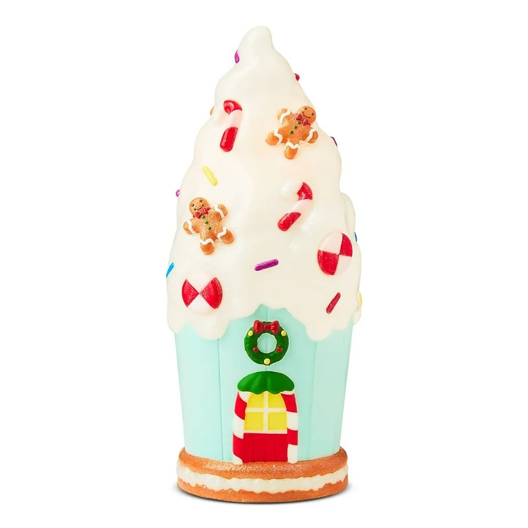 Lighted Blow Mold Cupcake Outdoor Christmas Decoration, Multicolor, 30", by Holiday Time | Walmart (US)