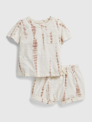 Baby 100% Organic Cotton Tie-Dye Outfit Set | Gap (US)
