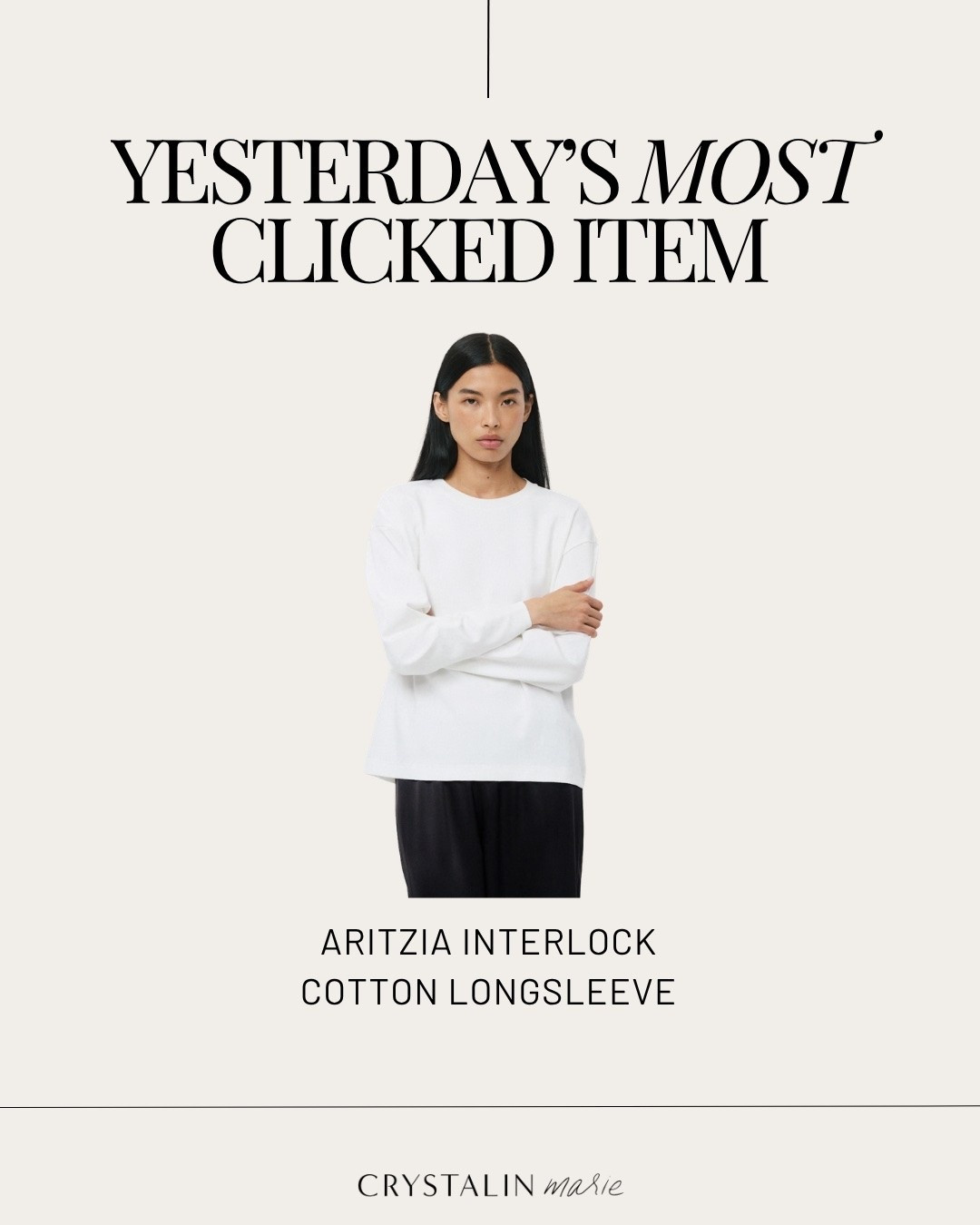 aritzia interlock long sleeve. great drape & fit. i’m in the small, but could do the xs.

#LTKPetite #LTKSeasonal #LTKmomlife