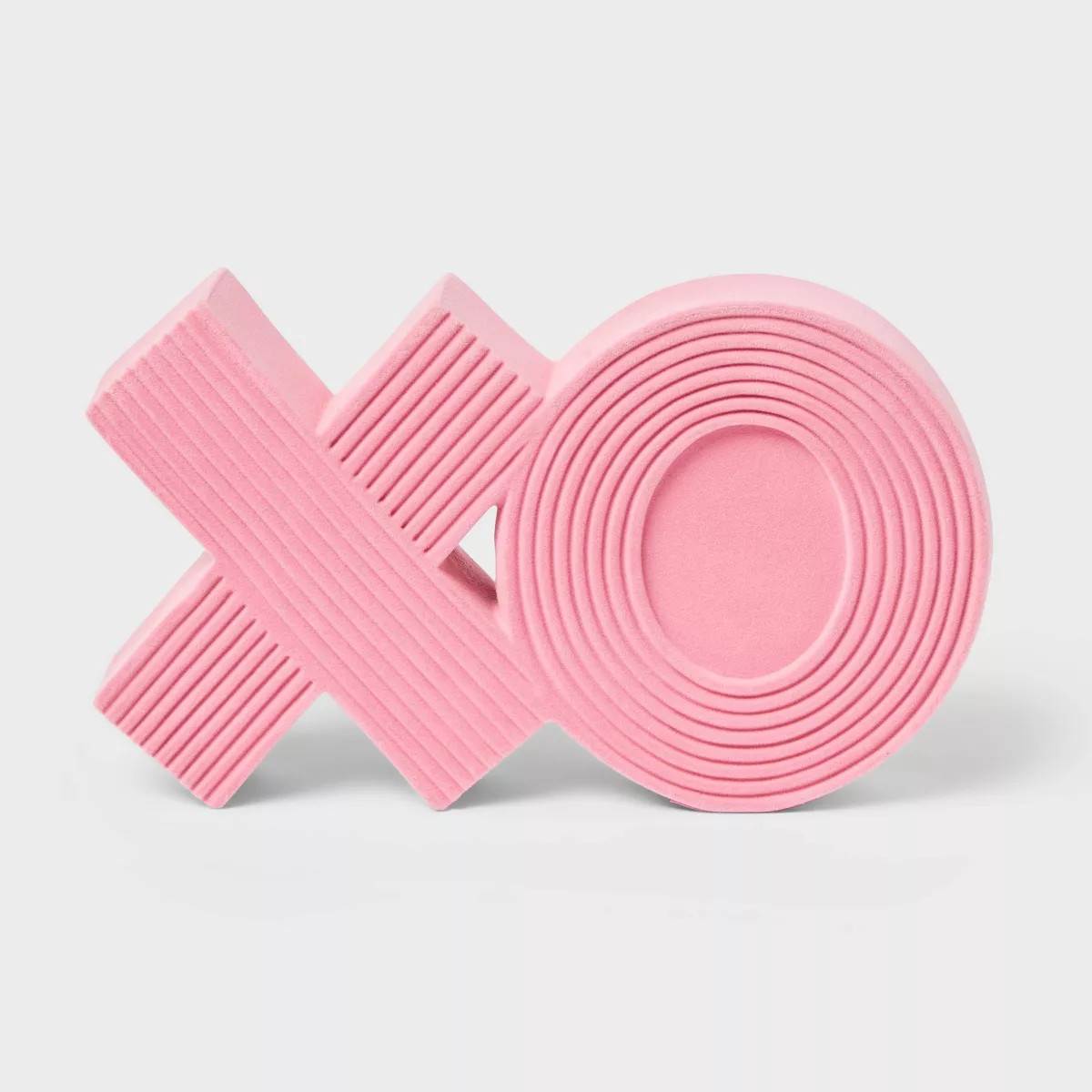 XO Flocked Valentine's Day Decor Pink - Spritz™ | Target