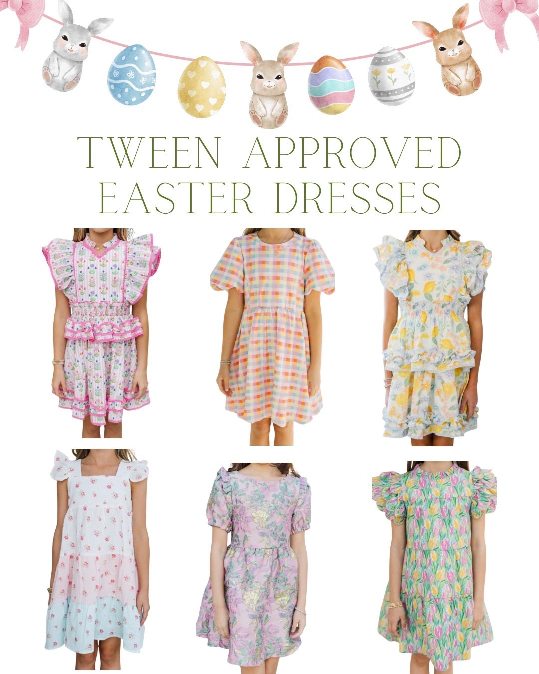 Tween-approved Easter dresses 🐰🌸 

Easter is just 2 weeks away and these cute options are perfect for those hard-to-buy-for tweens. Linked my favorites!

#LTKmomlife #LTKSeasonal #LTKKids