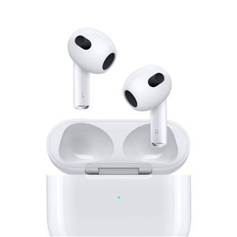 Apple AirPods 3 avec boîtier de charge Lightning Ecouteurs sans fil True Wireless | Fnac FR