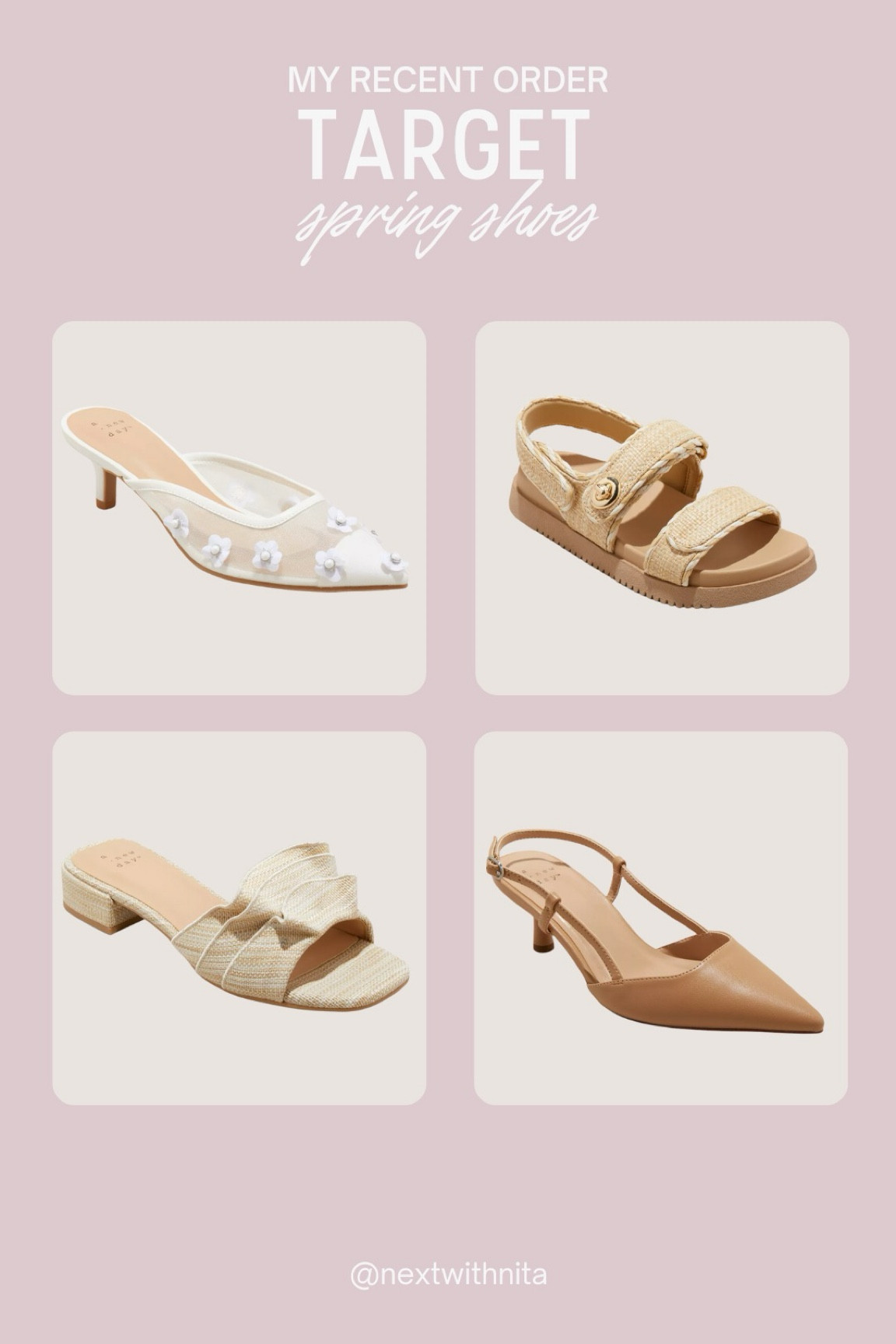 Target has the cutest new spring shoes! I had to take home a few for myself!!🌷🌷

#LTKMostLoved #LTKShoeCrush #LTKStyleTip