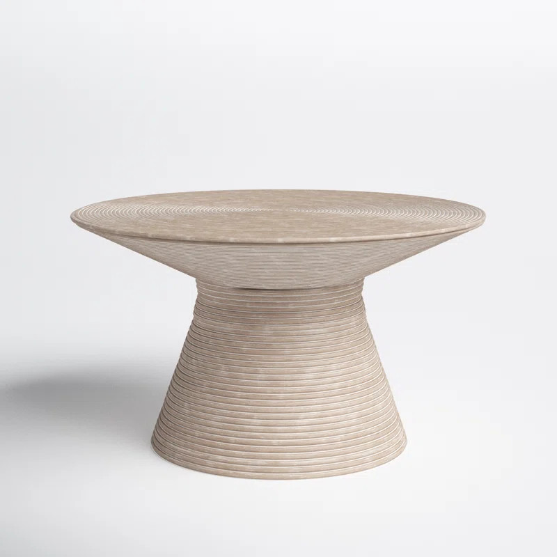 Siddell Steel Pedestal Coffee Table | Wayfair North America