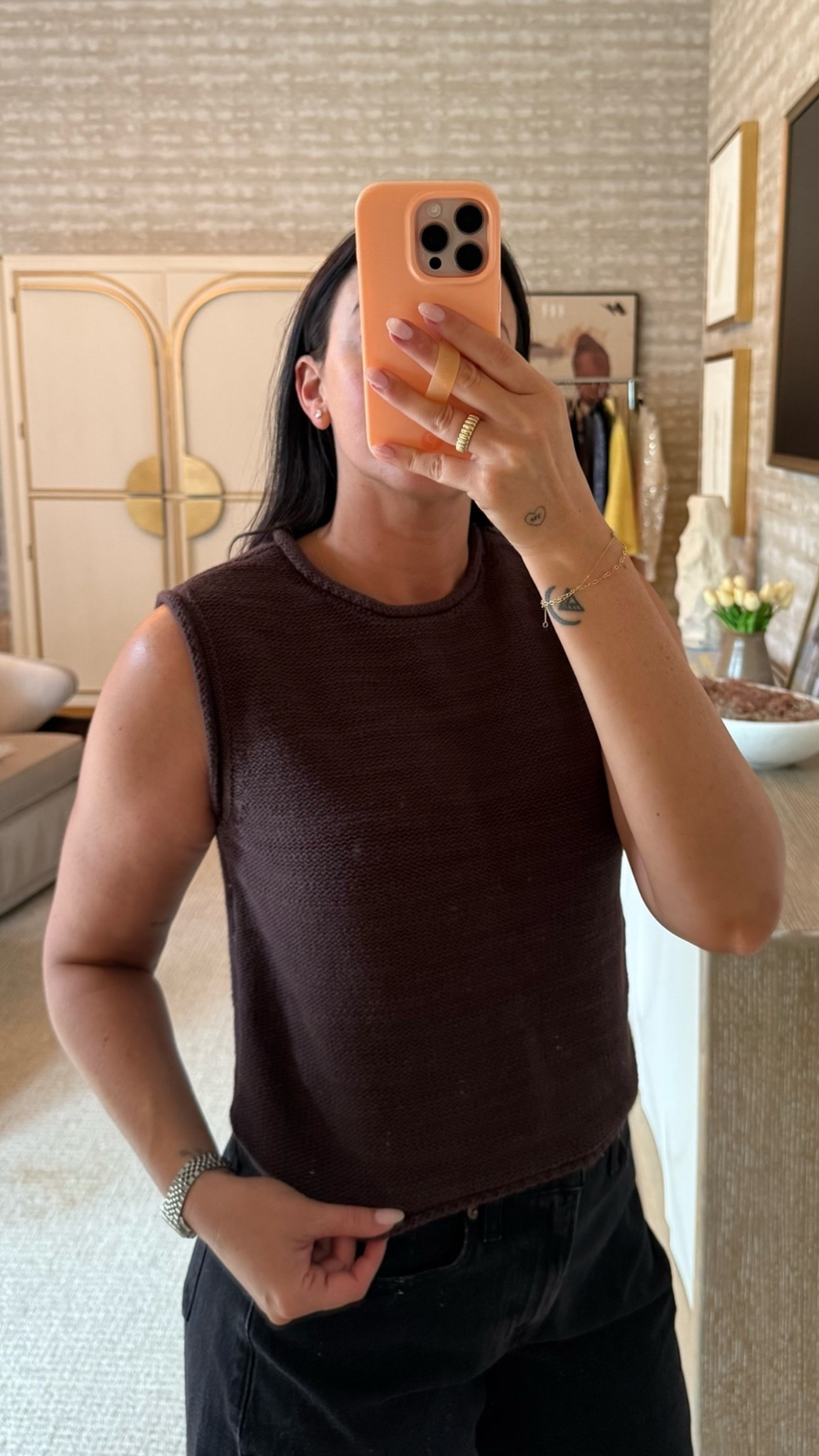 I know it’s still hot, but I love a sleeveless sweater going into Fall. Use AFTIA to save 15%

#LTKSaleAlert #LTKWorkwear #LTKSeasonal