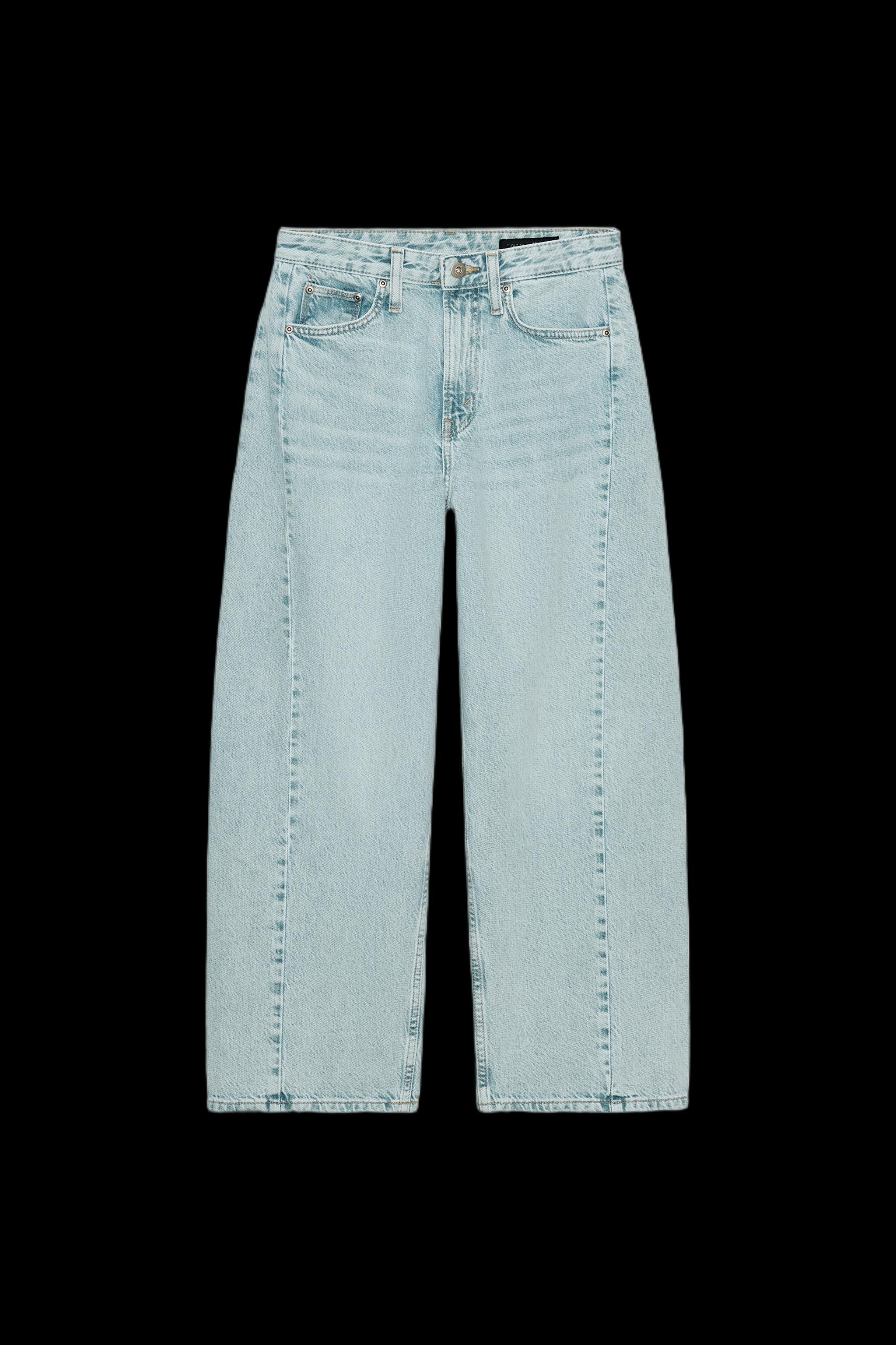 ZW COLLECTION MID-RISE ANKLE RELAXED JEANS | Zara US