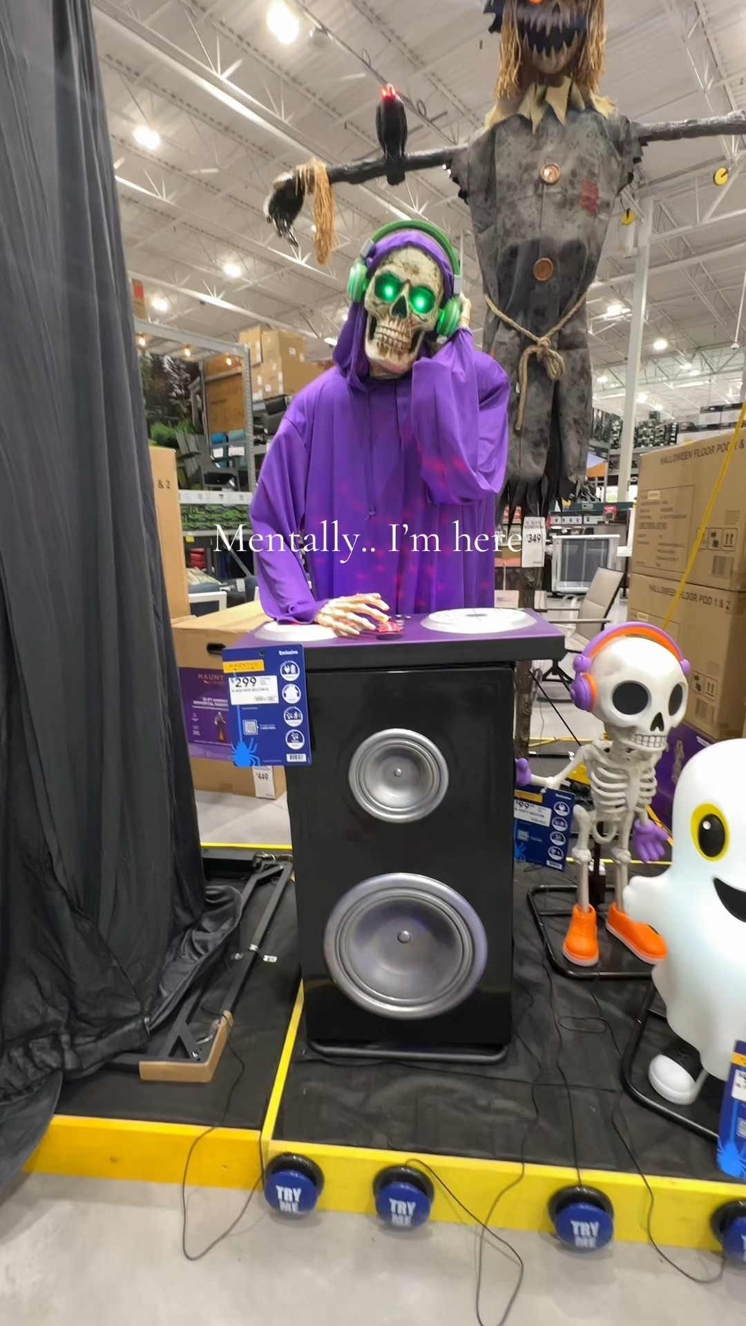 Is it too soon for Halloween? Maybe … maybe not ??? 😂 🎃👻💀

Found these cool decorations at Lowe’s today ! 

Halloween Dj decor, large Halloween decor 

#LTKSeasonal #LTKParties #LTKautumn