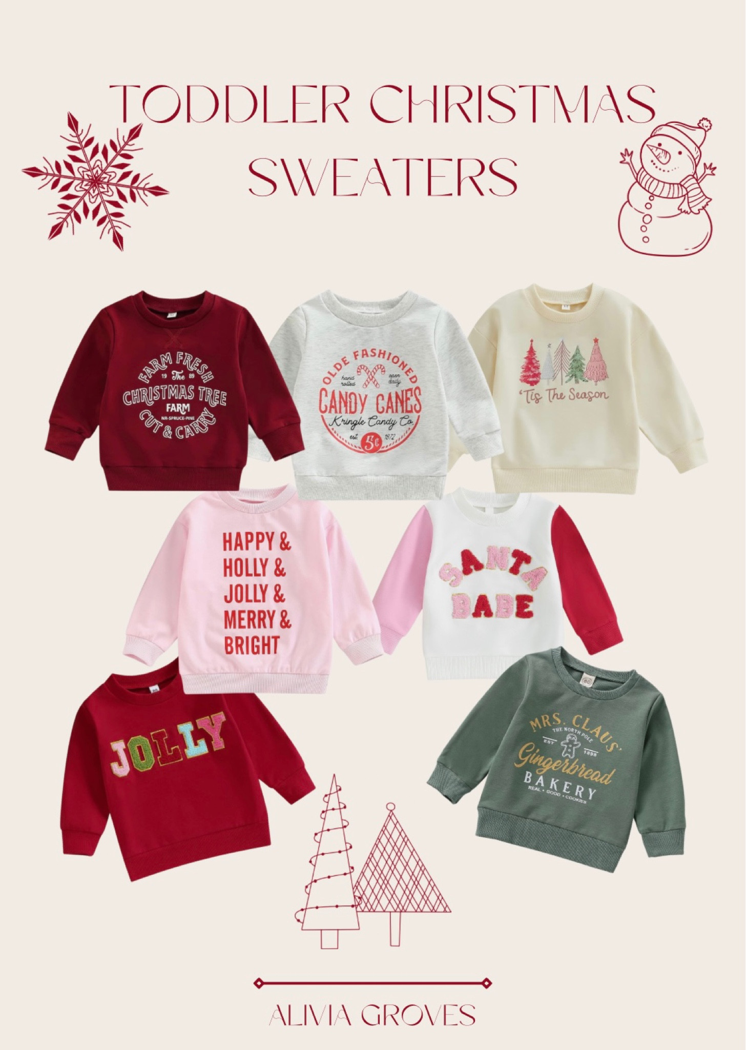 My favorite time of the year! Stocking up on these cute sweaters for my two year old daughter🎄☺️❤️

#amazon #amazonfinds #toddler #toddlerfinds #sweaterweather

#LTKSeasonal #LTKHoliday #LTKkids