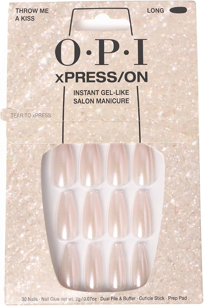 OPI xPRESS/ON Press on Nails | Short Round Classic, Long Almond & Coffin Shape Press-On Professio... | Amazon (US)