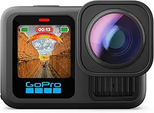 GoPro HERO13 Black Ultra Wide Edition - Waterproof Action Camera with 5.3K60 Video, 27MP Photo, B... | Amazon (US)