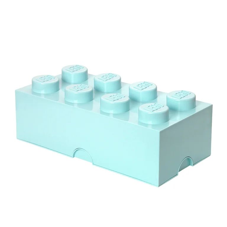 LEGO Storage 8 Brick Toy Box, Aqua | Walmart (US)