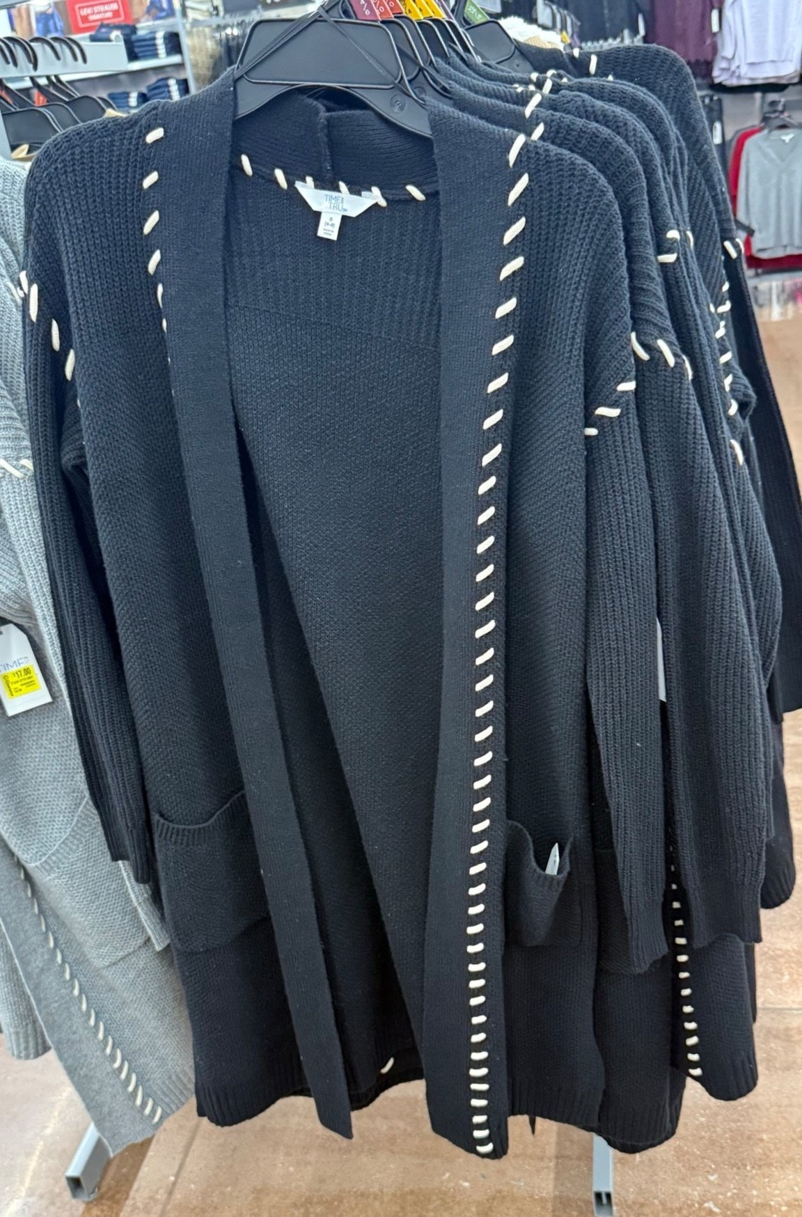 Black Longline Cardigan with Whipstitch Trim (XS–XXXL)

This longline cardigan sweater features whipstitch trim for an elevated touch. Perfect for layering over tops and dresses for cozy, polished outfits.

#LTKPlusSize #LTKMidsize #LTKFindsUnder50