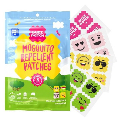 NATPAT 24ct "BuzzPatch" Kids Mosquito Repellent Stickers: Citronella Scented, Safe for All Ages, Ready to Use | Target