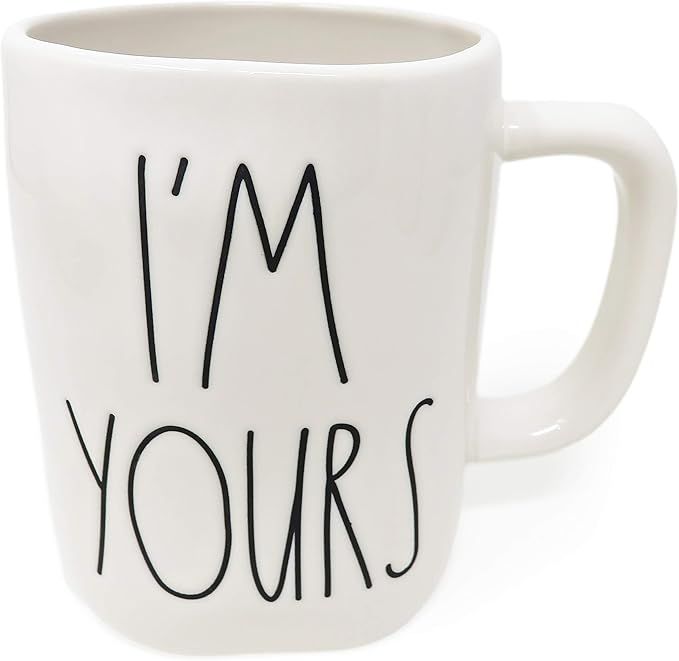 Rae Dunn By Magenta Double Sided Heart & Arrow Outline I'M YOURS Ceramic LL Coffee Tea Mug 2020 L... | Amazon (US)