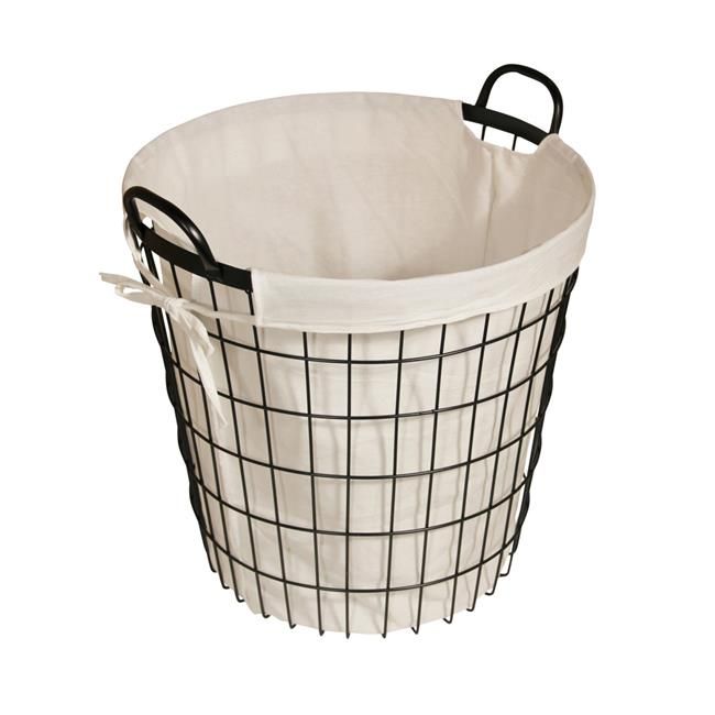 Cheung 16S004 Lined Metal Wire Basket with handles | Walmart (US)