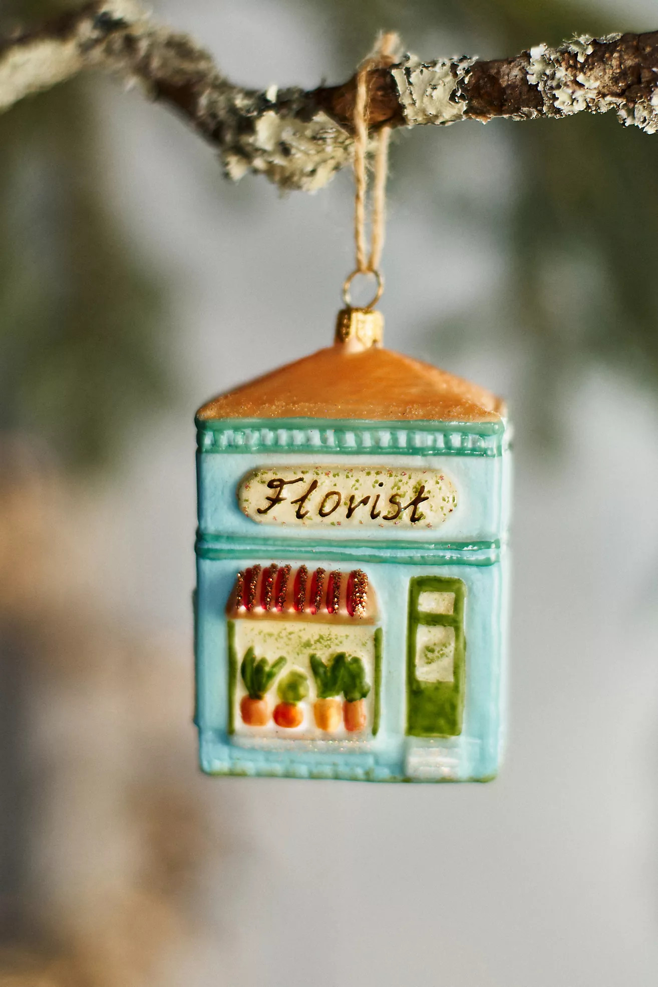 Florist Shop Glass Ornament | Anthropologie (US)