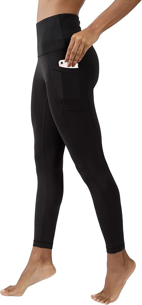 Yogalicious High Waist Ultra Soft 7/8 Ankle Length Leggings with Pockets for Women | Amazon (US)