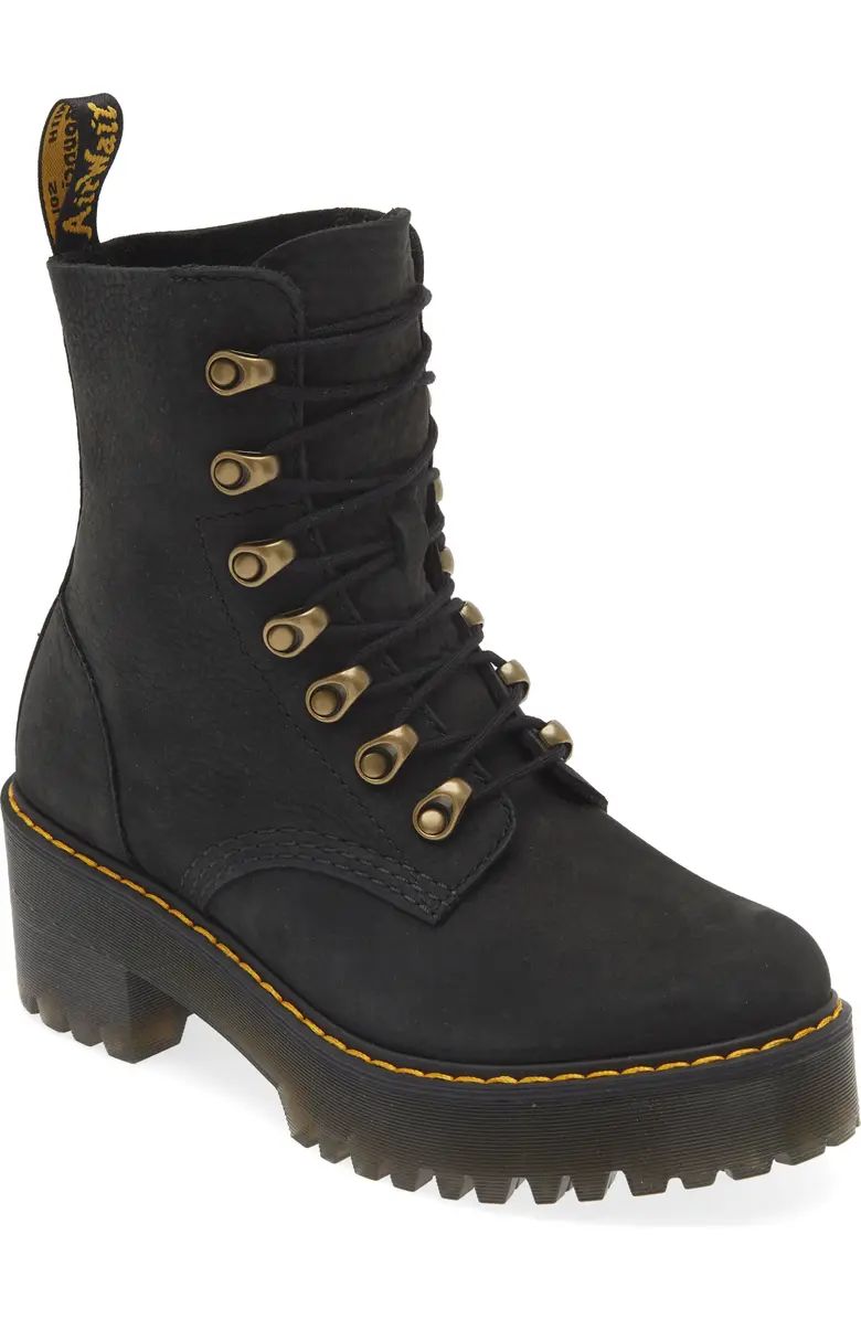 Dr. Martens Leona Combat Boot (Women) | Nordstrom | Nordstrom