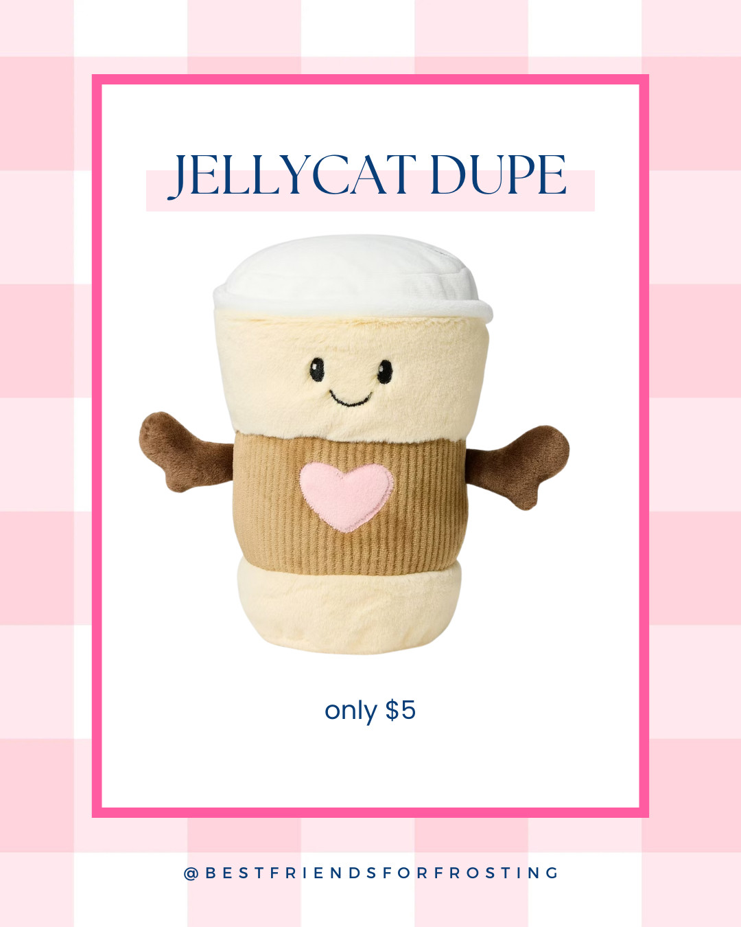 Cutest coffee latte jellycat dupe valentine's gift idea  

 

#LTKfoodie #LTKSeasonal #LTKKids