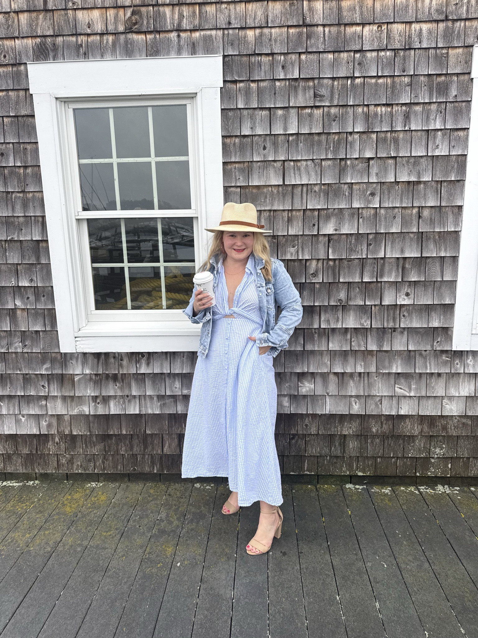 Wednesday ootd is a @Lulus must! I love this lightly striped blue dress. It is perfect for summer. 

#LTKPetite #LTKWorkwear #LTKootd