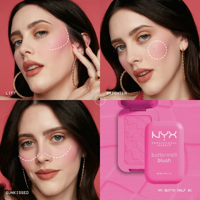 NYX Professional Makeup Buttermelt Powder Blush, Had Butta | Walmart (US)