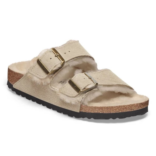 Women's BIRKENSTOCK Arizona Shearling Slide Sandals | Scheels