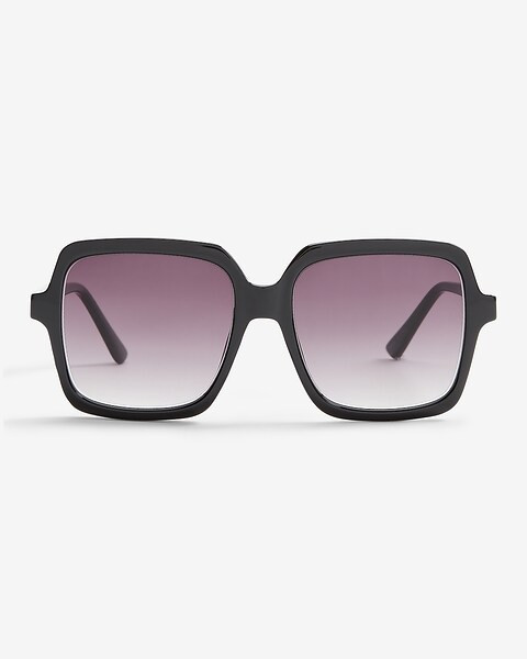 Oversized Square Frame Sunglasses | Express