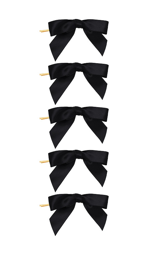Emma Bobby Pin Set in Black | Revolve Clothing (Global)