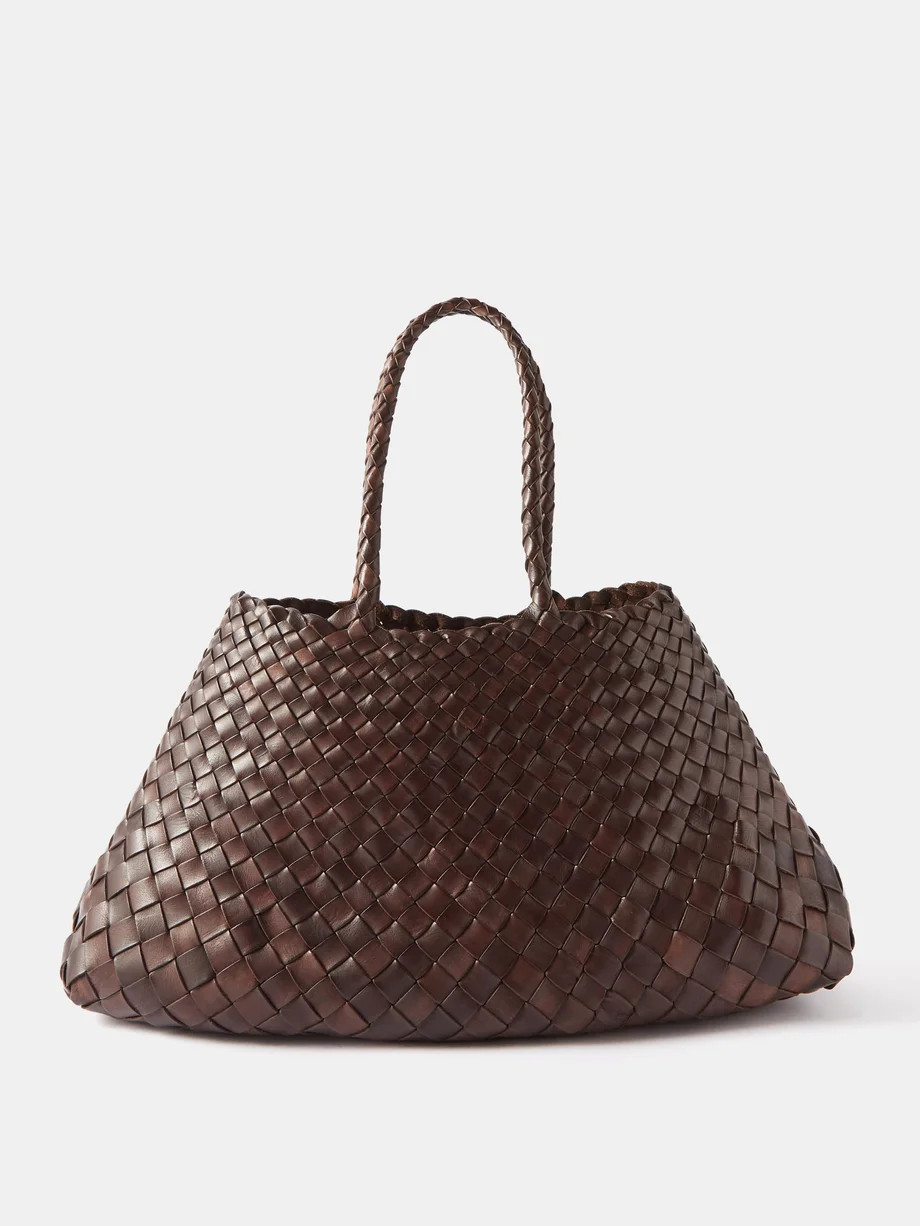 Santa Croce large woven-leather basket bag | Dragon Diffusion | Matches (UK)