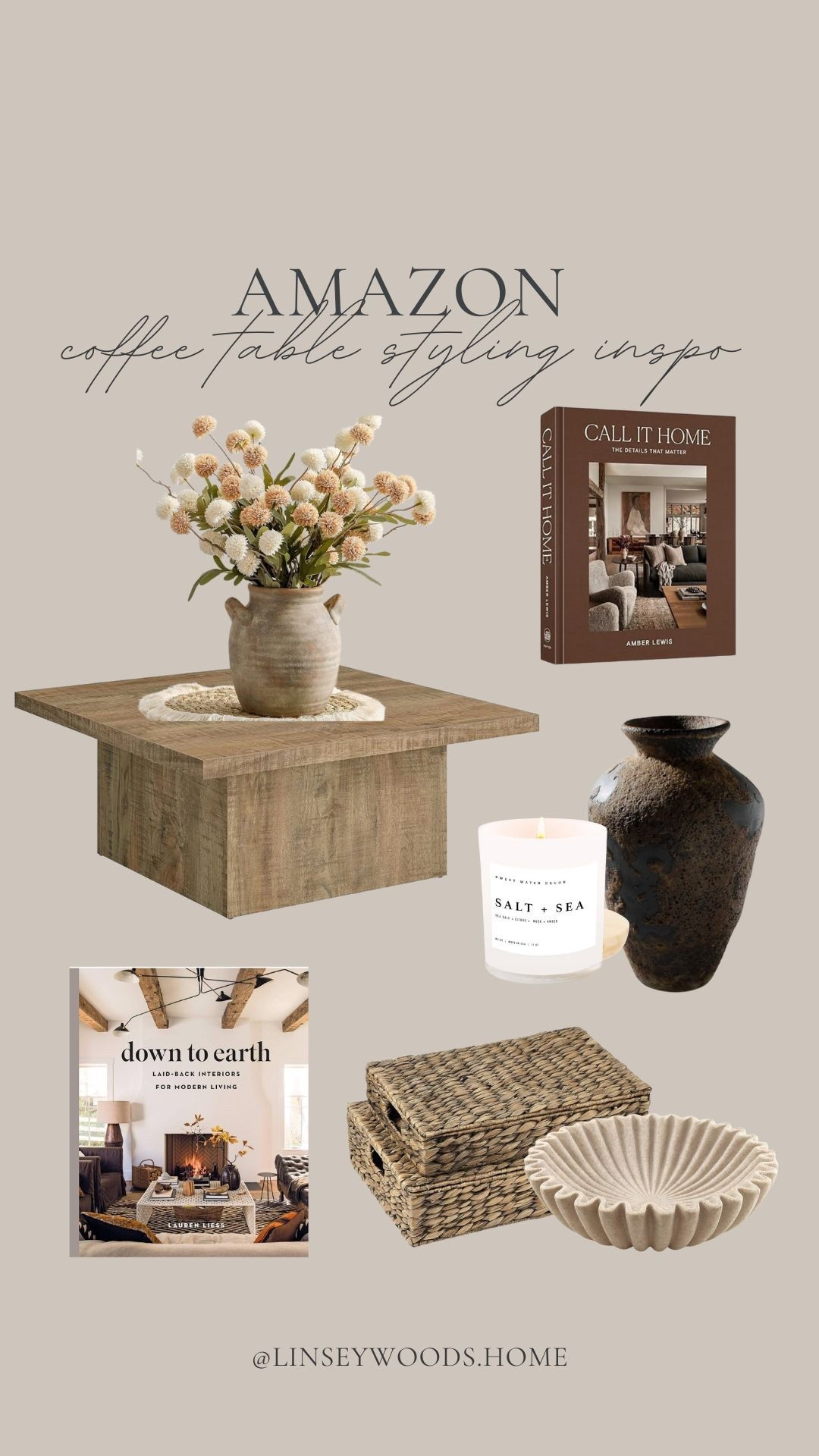 Coffee table styling ideas from Amazon!

#LTKFindsUnder100 #LTKHome #LTKFindsUnder50